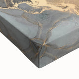 High-End Abstract Wall Decor – Dark Gray & Gold Canvas