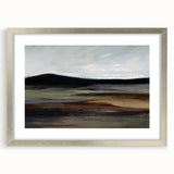 Earthen Harmony Abstracts - Calm Landscape Abstract Art in Earth Tones