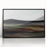 Earthen Harmony Abstracts - Calm Landscape Abstract Art in Earth Tones