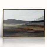 Earthen Harmony Abstracts - Calm Landscape Abstract Art in Earth Tones