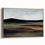 Earthen Harmony Abstracts - Calm Landscape Abstract Art in Earth Tones