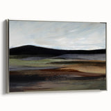 Earthen Harmony Abstracts - Calm Landscape Abstract Art in Earth Tones