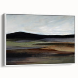 Earthen Harmony Abstracts - Calm Landscape Abstract Art in Earth Tones