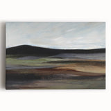 Earthen Harmony Abstracts - Calm Landscape Abstract Art in Earth Tones