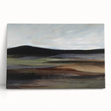 Earthen Harmony Abstracts - Calm Landscape Abstract Art in Earth Tones