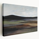 Earthen Harmony Abstracts - Calm Landscape Abstract Art in Earth Tones