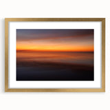 Golden Horizon – Fine Art Photography Print of a Sunset Reflection