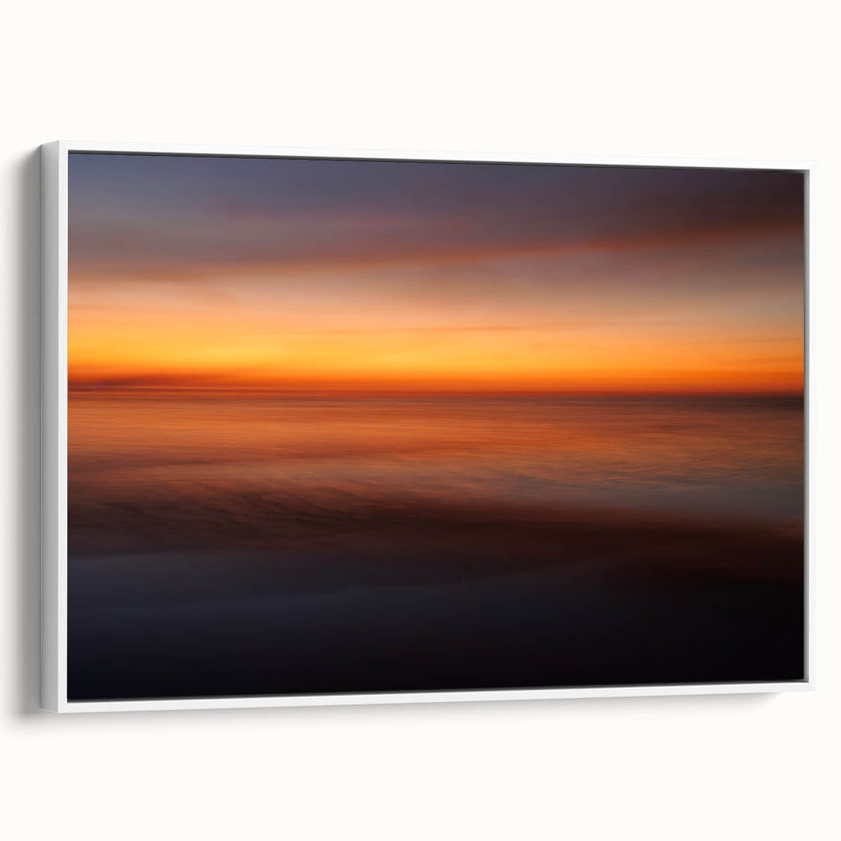 Golden Horizon – Fine Art Photography Print of a Sunset Reflection