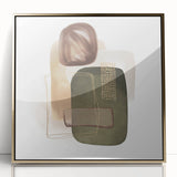 Geometric minimalist abstract wall art – modern earthy decor