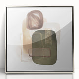 Geometric minimalist abstract wall art – modern earthy decor