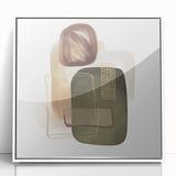 Geometric minimalist abstract wall art – modern earthy decor