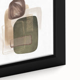 Geometric minimalist abstract wall art – modern earthy decor