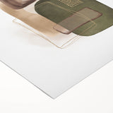 Geometric minimalist abstract wall art – modern earthy decor