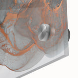 Moody Modern Wall Art – Large Abstract Canvas with Metallic Accents