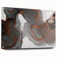 Moody Modern Wall Art – Large Abstract Canvas with Metallic Accents