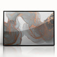Moody Modern Wall Art – Large Abstract Canvas with Metallic Accents