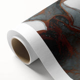 Moody Modern Wall Art – Large Abstract Canvas with Metallic Accents