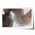 Moody Modern Wall Art – Large Abstract Canvas with Metallic Accents