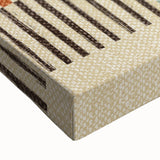 Timeless Textures Abstract Wall Art - Retro Grid in Warm Tones