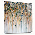 Textured Abstract Floral Wall Art – Modern Drip-Style Canvas