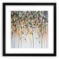 Textured Abstract Floral Wall Art – Modern Drip-Style Canvas