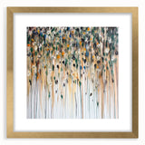 Textured Abstract Floral Wall Art – Modern Drip-Style Canvas