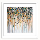Textured Abstract Floral Wall Art – Modern Drip-Style Canvas