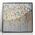 Textured Abstract Floral Wall Art – Modern Drip-Style Canvas