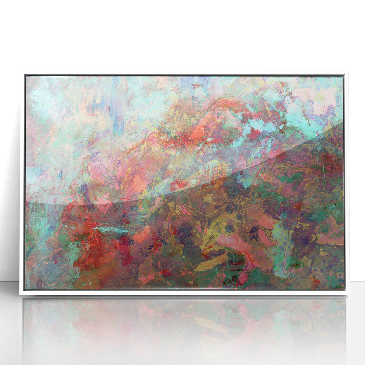 Energetic Multicolor Composition – Large Abstract Wall Decor