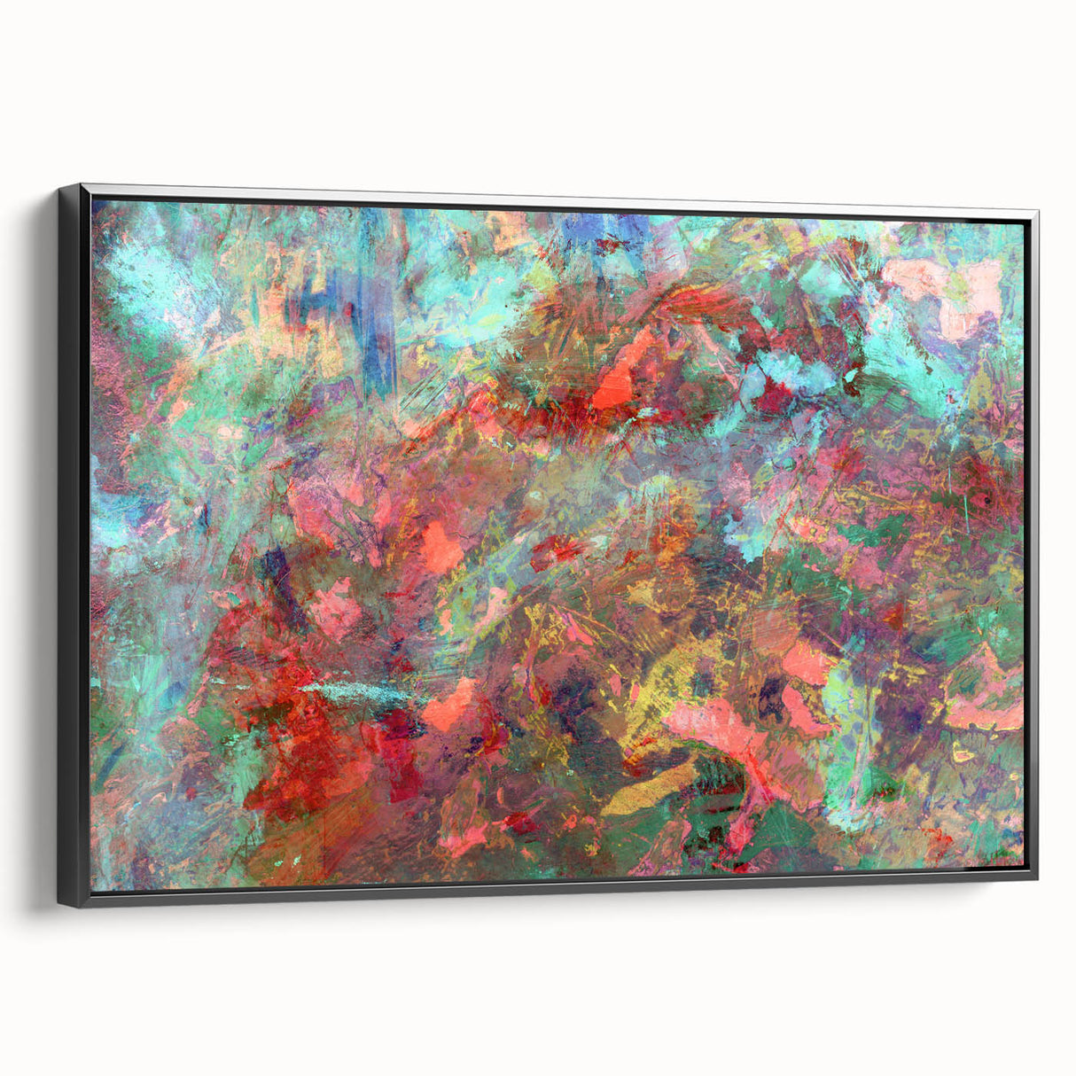 Energetic Multicolor Composition – Large Abstract Wall Decor