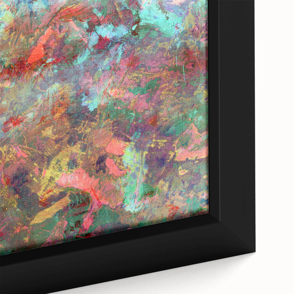 Energetic Multicolor Composition – Large Abstract Wall Decor