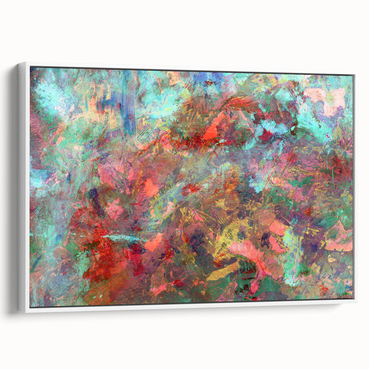 Energetic Multicolor Composition – Large Abstract Wall Decor