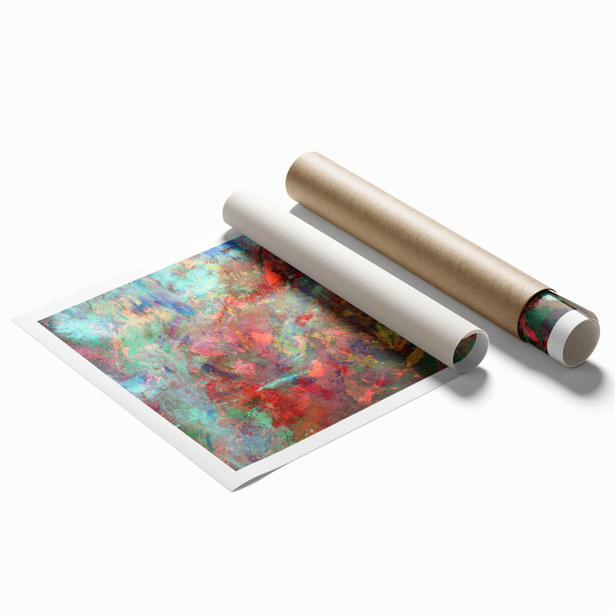 Energetic Multicolor Composition – Large Abstract Wall Decor