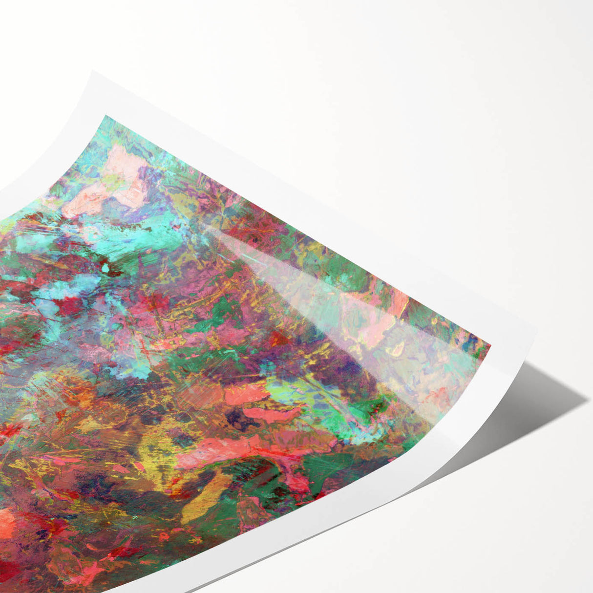 Energetic Multicolor Composition – Large Abstract Wall Decor
