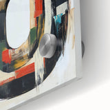 Modern Abstract Expressionist Wall Art – Geometric Canvas Print