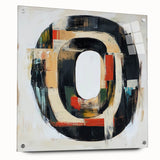 Modern Abstract Expressionist Wall Art – Geometric Canvas Print