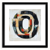 Modern Abstract Expressionist Wall Art – Geometric Canvas Print