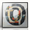 Modern Abstract Expressionist Wall Art – Geometric Canvas Print