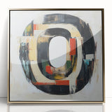 Modern Abstract Expressionist Wall Art – Geometric Canvas Print