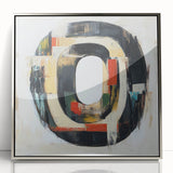 Modern Abstract Expressionist Wall Art – Geometric Canvas Print
