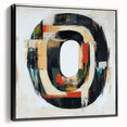 Modern Abstract Expressionist Wall Art – Geometric Canvas Print