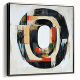 Modern Abstract Expressionist Wall Art – Geometric Canvas Print