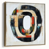 Modern Abstract Expressionist Wall Art – Geometric Canvas Print