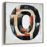 Modern Abstract Expressionist Wall Art – Geometric Canvas Print