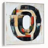 Modern Abstract Expressionist Wall Art – Geometric Canvas Print