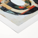 Modern Abstract Expressionist Wall Art – Geometric Canvas Print