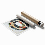 Modern Abstract Expressionist Wall Art – Geometric Canvas Print