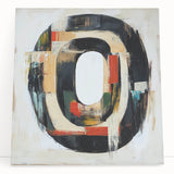 Modern Abstract Expressionist Wall Art – Geometric Canvas Print