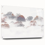 Misty Autumn – Fine Art Photography of Trees in Morning Fog