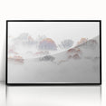 Misty Autumn – Fine Art Photography of Trees in Morning Fog